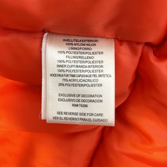 Diesel Boys Navy Puffer Coat super warm size 5/6 - Picture 10 of 14